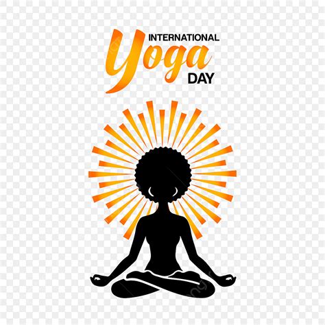 Gambar International Yoga Day Relax Sukhasana Pose Meditation Vektor