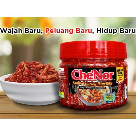 Che Nor Sambal Garing Ikan Bilis G Shopee Malaysia