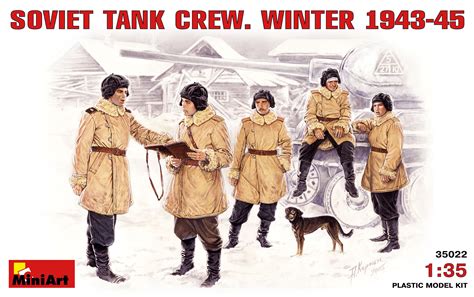 Miniart 35022 SOVIET TANK CREW WINTER 1943 45