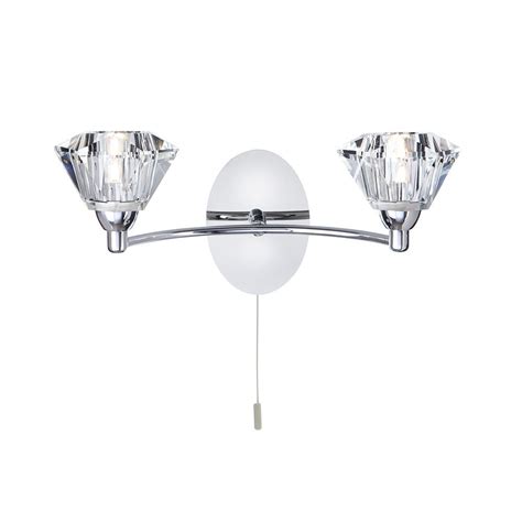 Searchlight 2632 2cc Sierra Chrome Switched Wall Light