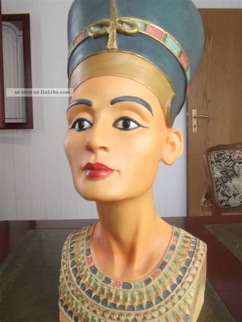 Gyptischer Pharao Gott Tut Ench Amun Figur Maske B Ste Nofretete