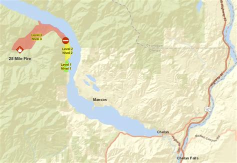 Level 3 Evacuations At 25 Mile Fire At Lake Chelan Update