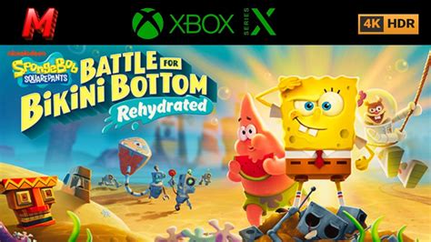 Bob Esponja Batalha Pela Fenda Do Biqu Ni Gameplay Xbox Series X