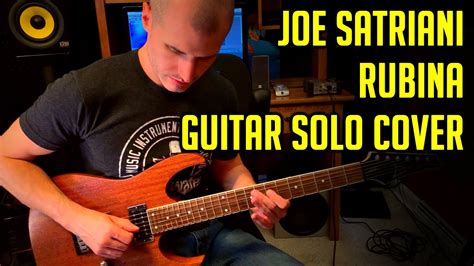 Joe Satriani Rubina Guitar Solo Cover Youtube