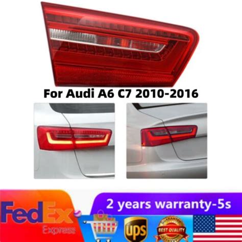 Led Tail Light Left Driver Side Inner Trunk Lamp For Audi A C