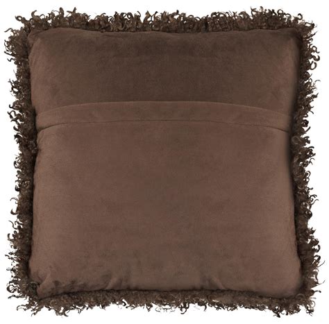 Skinnwille Home - wooly-cushion-brown | Skinnwillehome.se