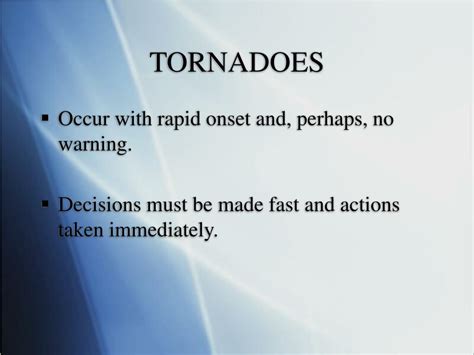 PPT - TORNADO DRILL PROCEDURES PowerPoint Presentation, free download ...