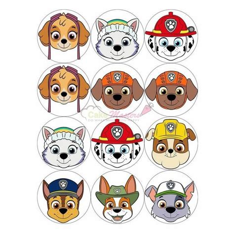 Poza Comestibila Pe Pasta De Zahar Icing Paw Patrol 00578