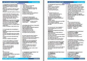 7 Sınıf Sosyal Bilgiler Ara Tatil Çalışma ve Tekrar Testi 100 Soru