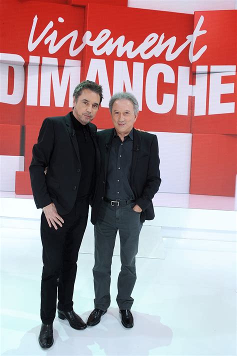 Photo Exclusif Jean Michel Jarre Et Michel Drucker Enregistrement