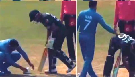 Babar Azam Refuses To Let Senior Mohammad Nabi Tie His Shoe Lace