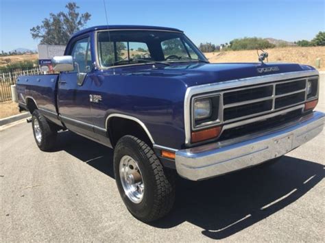 1990 Dodge Ram W350 12v Cummins Diesel 4x4 4wd Clean First Gen 1st