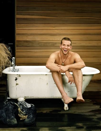 Bradley Cooper In Bath Tub Mag Scans Naked Male Celebrities