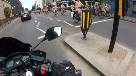 World Naked Bike Ride London Uk Youtube