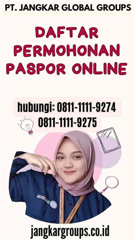 Daftar Permohonan Paspor Online Cara Mudah Dan Cepat Jangkar Global