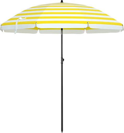 SONGMICS Parasol De Plage 1 6 M Ombrelle De Jardin Protection UPF