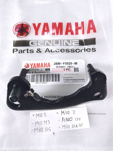 Breket Bracket Dudukan Kaliper Palababi Depan Yamaha Mio Mio Z Soul