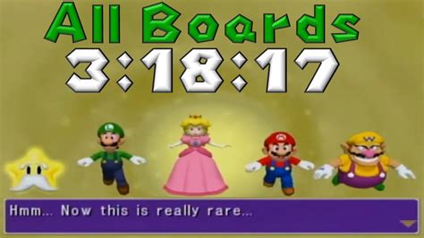 Crazy Finish Mario Party 5 All Boards Normal Speedrun In 3 18 17