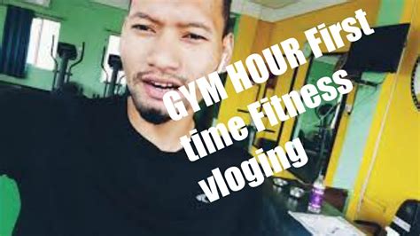 Gym Hour First Time Fitness Vlogging 💪 Youtube