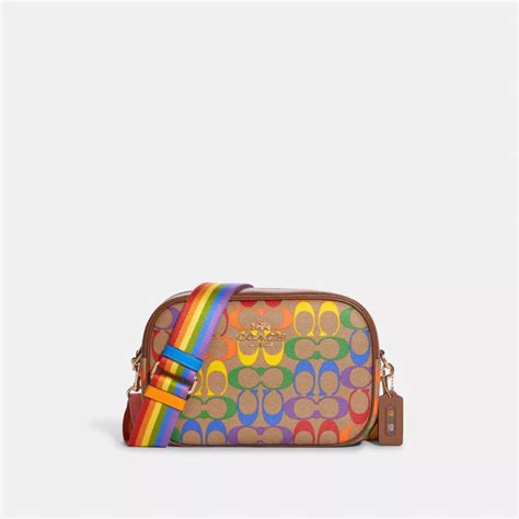 COACH Outlet Jamie Camera Bag In Rainbow Signature Canvas