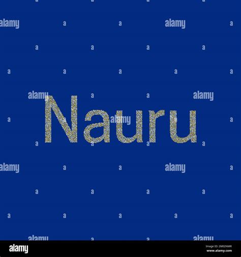 Nauru Map Silhouette Pixelated Generative Pattern Illustration Stock