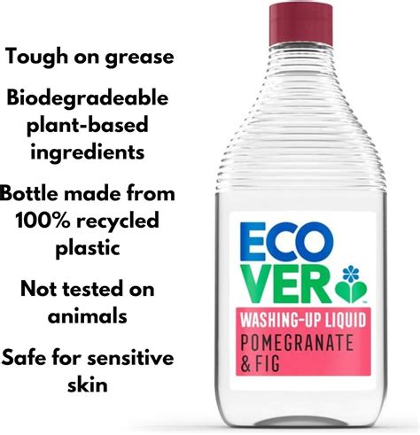 Eco Washing Up Liquid Bundle Ecover Pomegranate Fig Ml X