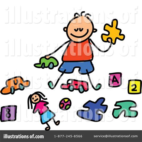 Free Clipart Boy Picking Up Toys