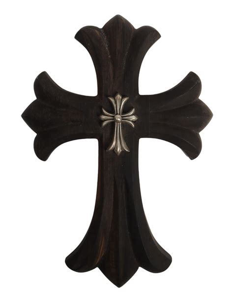 Chrome Hearts Hand Carved Decorative Cross