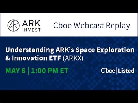 Understanding ARKs Space Exploration Innovation ETF ARKX YouTube