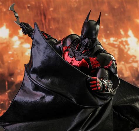 Toyhaven Hot Toys Batman Arkham Knight Th Scale Batman Futura Knight Version Action Figure