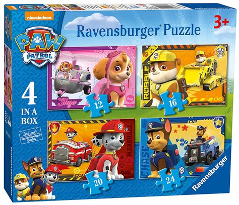 PUZZLE RAVENSBURGER PAW PSI PATROL 4 W 1