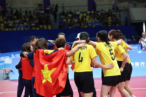 Vi T Nam Win Gold In Sepak Takraw At Asian Games