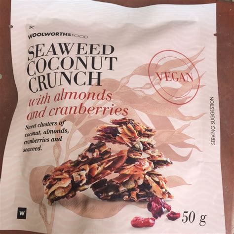 Woolworths Food Seaweed Coconut Crunch With Cranberries Review Abillion