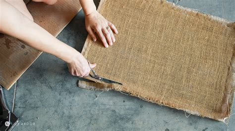 Diy Rattan Cabinet Hack With Burlap Lily Ardor