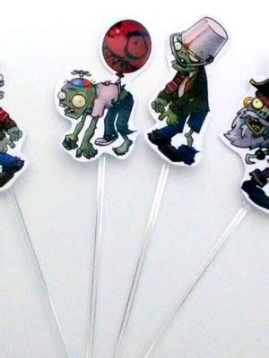 Topper Plants Vs Zombies Compre Produtos Personalizados No Elo