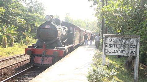 Sri Lanka Railways S11 Overtakes A Steam Train In Dodanduwa S11