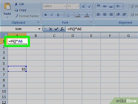 C Mo Usar El N Mero Pi En Excel Pasos Con Im Genes