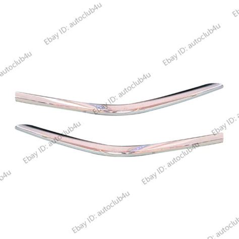 Fit For 2023 2024 Honda CR V CRV Chrome Front Bumper Corner Protector