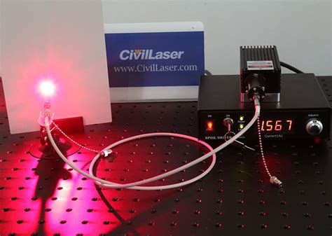 100mW Red Semiconductor Laser With Power Supply