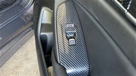 Customizing Carbon Fiber Interior Window Panel Cover Trim