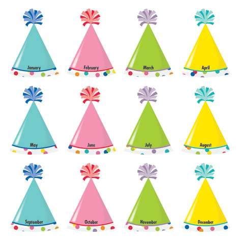 Just Teach Happy Birthday Mini Bulletin Board Set Cd D