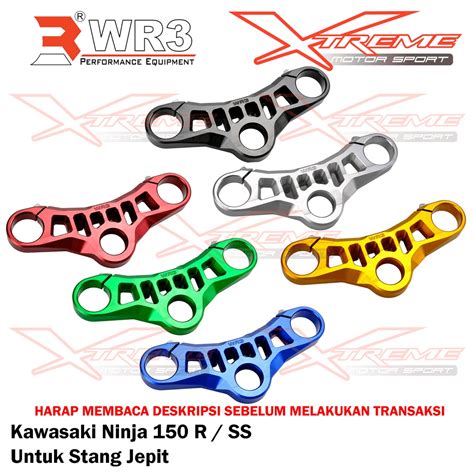 Jual Segitiga Stang Triple Clamp WR3 Kawasaki Ninja 150 RR R SS