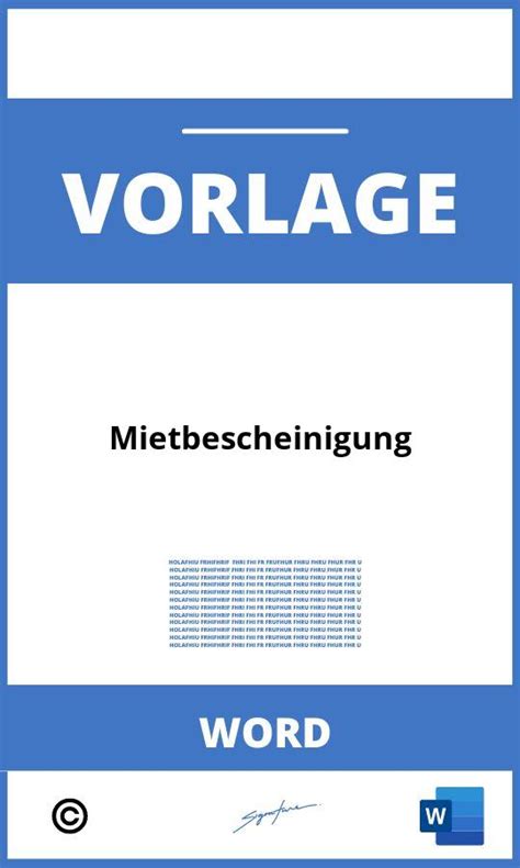 Mietbescheinigung Vorlage Word Hot Sex Picture