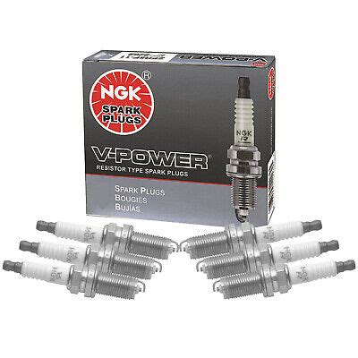 Set Of Ngk Lfr A V Power Premium Copper Spark Plugs Made In