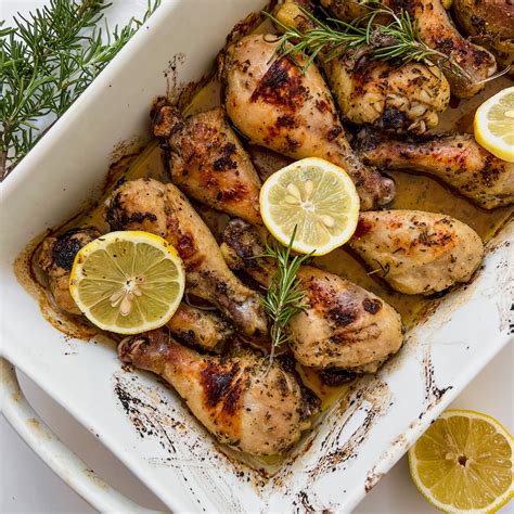 Lemon Rosemary Chicken Drumsticks Daddios Kitchen