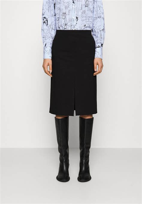 Karl Lagerfeld Punto Pencil Skirt Pencil Skirt Black Sort Zalando Dk