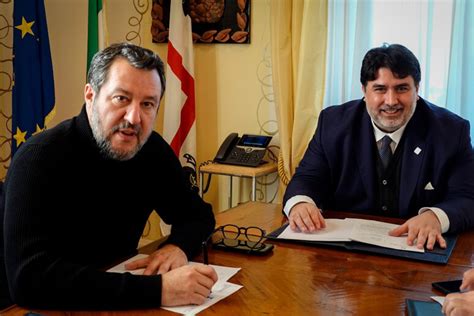 Salvini Incontra Solinas Dopo Capodanno Il Nome Del Candidato