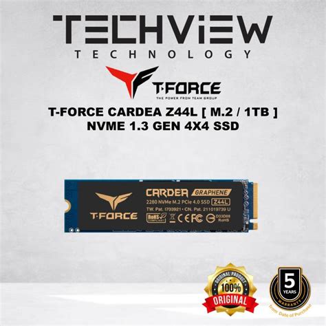 T Force Cardea Z L M Tb Nvme Gen X Ssd Lazada