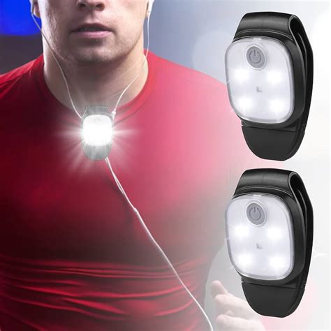 Nizirioo LED Clip Lauflicht Joggen 2PCS Reflektierend USB