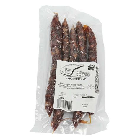 Nitrite Free Sausage La Ferme Des Cochons Gourmands